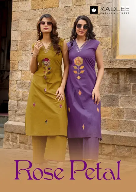 Rose Petal By Kadlee Dhabu Cotton Co Ord Set Wholesalers In Surat
