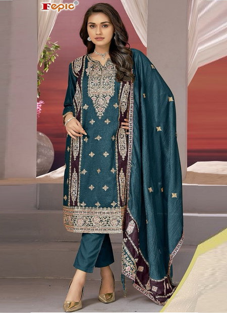 Rosemeen By Fepic Organza Embroidery Pakistani Suits Wholesale Price In Surat

