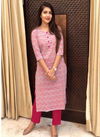 Rosey 13 Fancy Designer Ethnic Wear Cotton Kurti With Bottom Collection