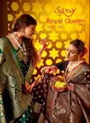 Royal Queen Vol 7 By Saroj Designer Soft Satin Silk Sarees Wholesale Online
