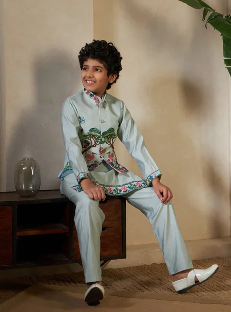 Royal Vantara By Clleora Boys Wear kids Koti Kurta Pajama Wholesalers In Surat