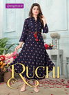 Ruchi By Rangmaya Rayon Printed Party Wear Kurtis Wholesale Shop In Surat
