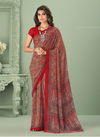 Ruchi Raga Wholesale Daily Wear Georgette Printed Sarees Catalog