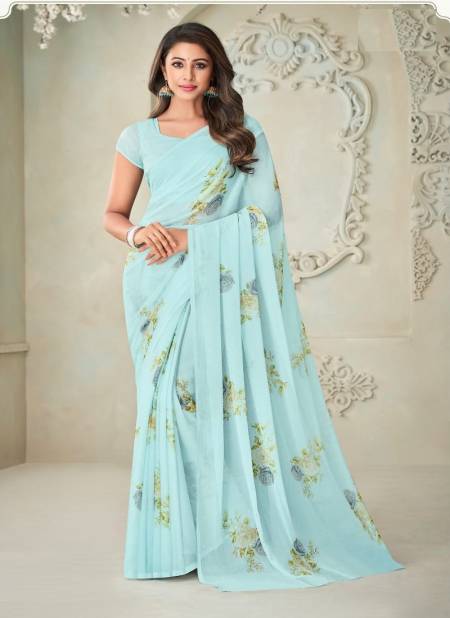 Ruchi Star Chiffon 76th Edition Printed Regular Wear Latest Saree Collection