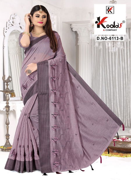 Ruhani 6113 Stylish Party Wear Cotton Latest Sarees Collection
 Catalog