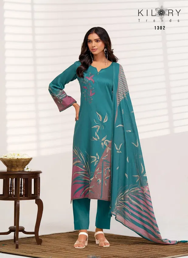 Ruhani By Kilory Jam Cotton Printed Salwar Kameez Suppliers In India