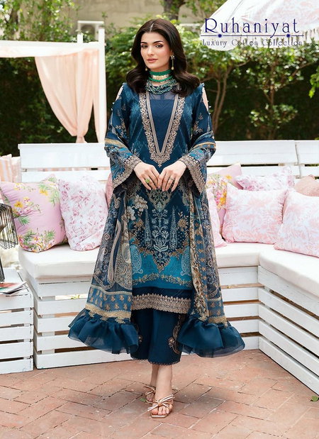 Ruhaniyat Vol 5 Karachi Cotton Dress Material Exporters In India