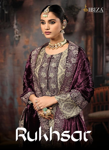 Rukhsar By Ibiza Silk Jacquard Designer Salwar Suits Wholesale Online
