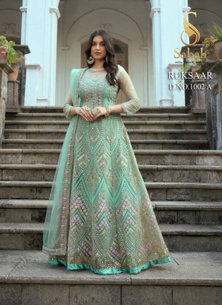 Ruksaar By Fk Heavy Butterfly Net Wedding Salwar Suits Exporters in India Catalog