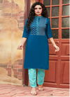 Rung Avanti Heavy Rayon Designer Ethnic Wear Latest Kurtis With Bottom Collection
