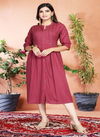Rutvi 01 Latest Fancy Designer Ethnic Wear Rayon Anarkali Kurti Collection