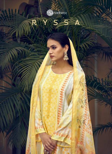 Ryssa By Sadhana Heavy Muslin Silk Printed Salwar Kameez Wholesale Shop In Surat Catalog