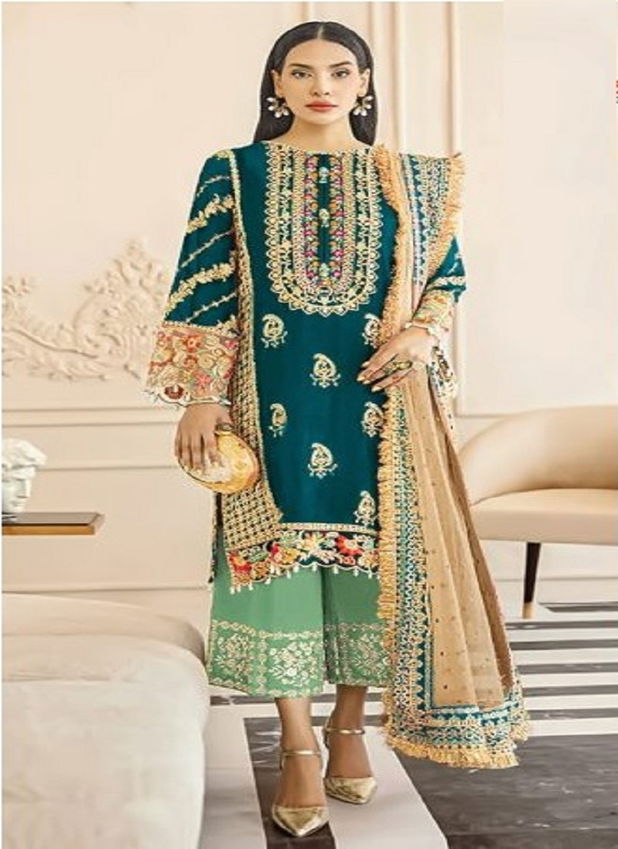 S 701 Shree Fab Wedding Wear Wholesale Pakistani Dress Material Catalog