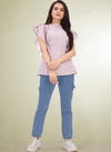S Top 6  Fancy Casual Wear Polyester Stylish Ladies Collection