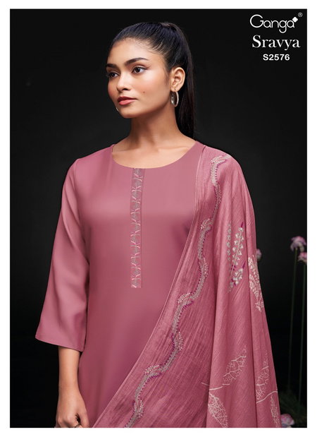 S2576 Sravya By Ganga Premium Cotton Silk Dress Material Wholesale Price In Surat