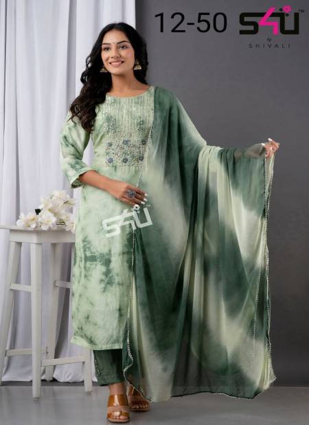 S4u 12-50 Fancy Killer Silk Designer Kurti Bottom With Dupatta Catalog Catalog