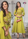 S4u 470 Fancy Decent Look Killer Silk Designer Kurti Catalog