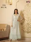 S4u 723 Fancy Killer Silk Designer Long Kurti Catalog 