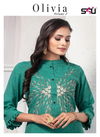 S4u Olivia 2 Latest Designer Fancy Ethnic Wear Cotton Kurti With Bottom Collection
