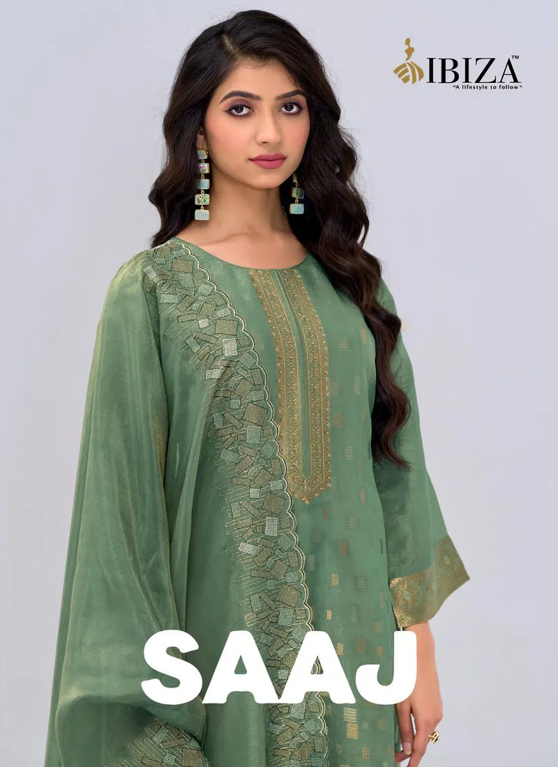 Saaj By Ibiza Silk Simar Designer Salwar Kameez Wholesale Shop In Surat Catalog