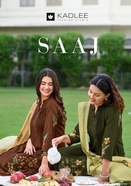 Saaj By Kadlee Roman Kurti With Bottom Dupatta