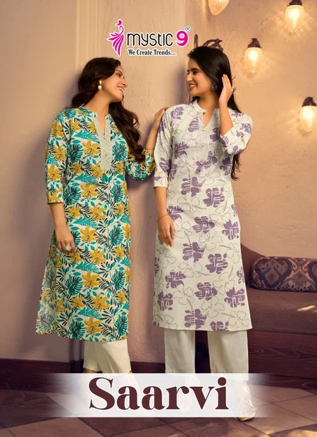 Saarvi Vol 1 By Mystic 9 Cotton Flex Wholesale Co Ord Set Suppliers In Mumbai
