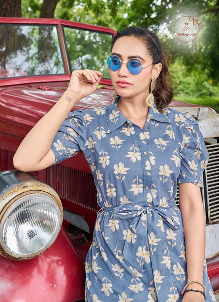Saawariya Vol 1 By Clothing Art Cotton Print Ladies Top Western Catalog