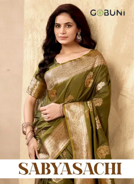 Sabyasachi By Gobuni Art Silk Occasion Wear Saree Wholesale Online
