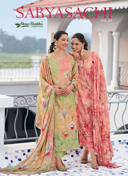 Sabyasachi Vol 3 By Shree Shalika Georgette Dress Material Orders In India