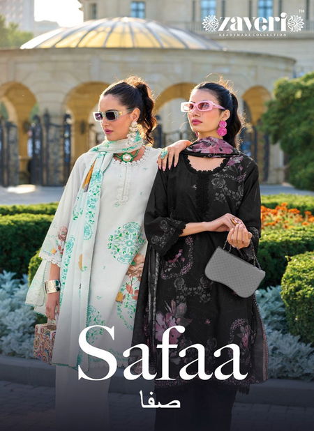 Safaa By Zaveri Cotton Digital Printed Readymade Suits Suppliers In India Catalog