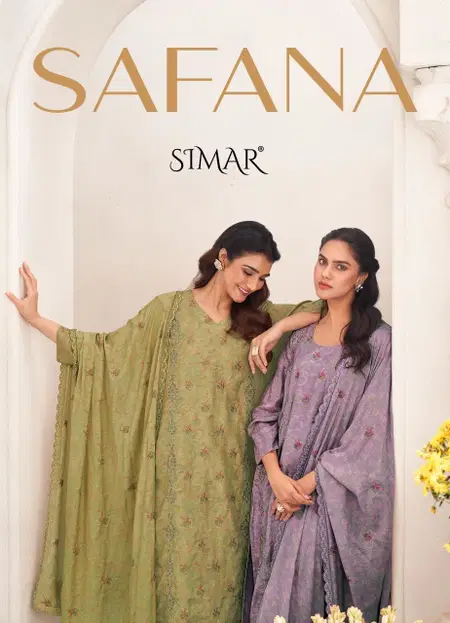 Safana By Glossy Simar Viscose Muslin Printed Dress Material Wholesale Price In Surat