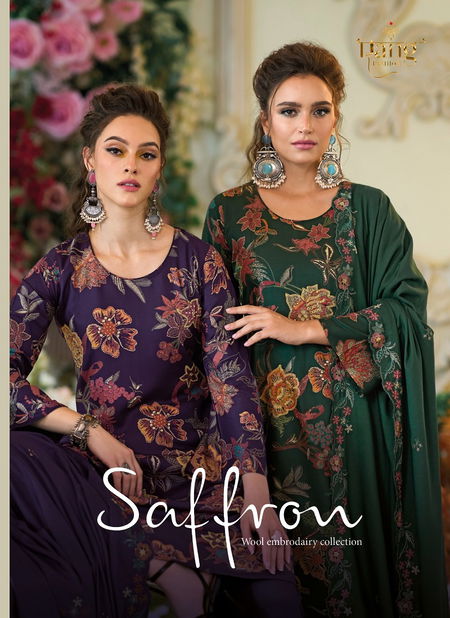 Safroon By Rang Pure Wool Digital Printed Dress Material Wholesale Shop In Surat Catalog