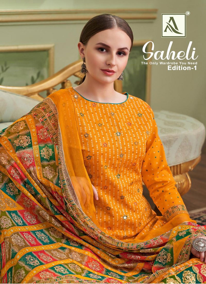 Saheli 1 By Alok Suit Printed Dress Material Wholesale Shop In Surat Catalog