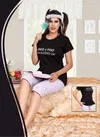Saheli Barbie Premium Comfortable Night Wear Hosiery Cotton Printed Night Suit Collection
