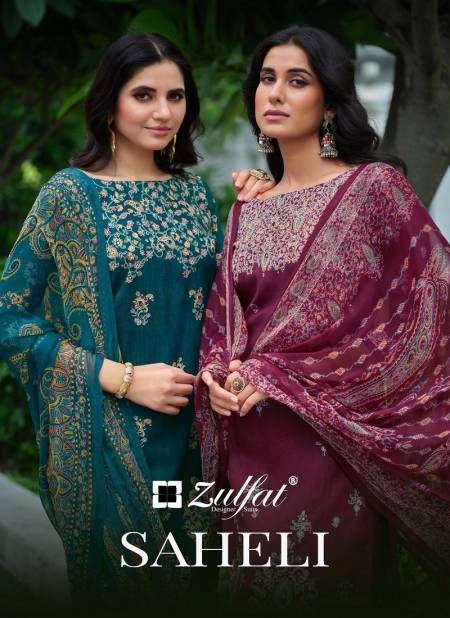 Saheli By Zulfat Exclusive Printed Cotton Dress Material Wholesale Suppliers In Mumbai
 Catalog