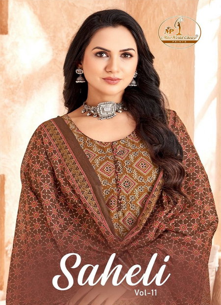 Saheli Vol 11 By Miss World Printed Surat Cotton Dress Material Wholesale Market
