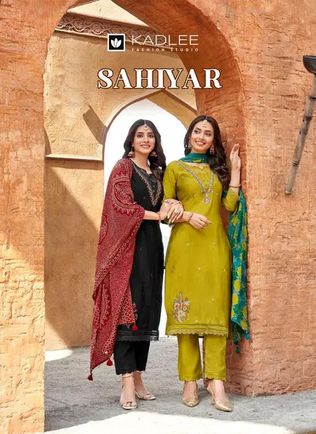 Sahiyar By Kadlee Viscose Weaving Kurti With Bottom Dupatta Orders In India