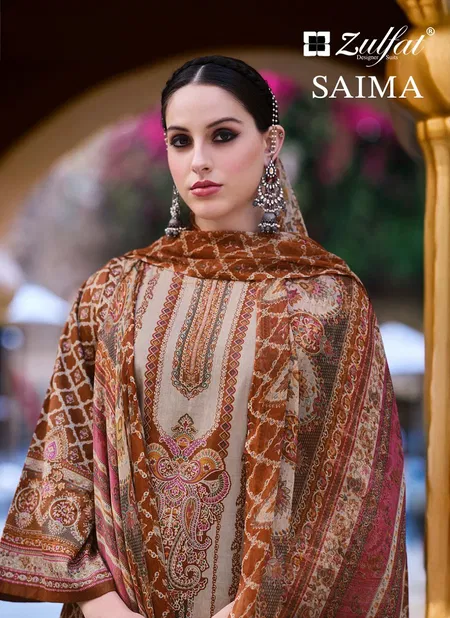 Saima By Zulfat Daily Wear Printed Cotton Dress Material Wholesalers In Delhi
 Catalog