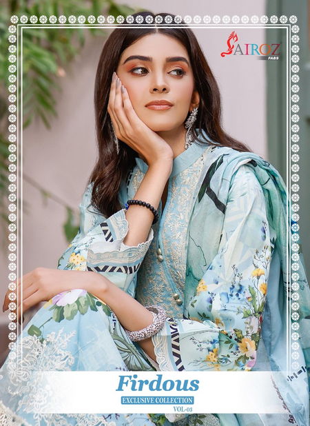 Sairoz Firdous 3 Premium Limited Edition Festive Wear Pakistani Collection
 Catalog