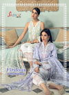 Sairoz Firdous Latest Fancy Designer casual Wear Digital Printed Embroidery Pakistani Salwar Suits Collection
