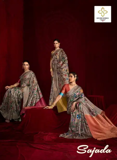Sajaada By Shubh Shree Soft Silk Printed Fancy Saree Wholesale Shop In Surat