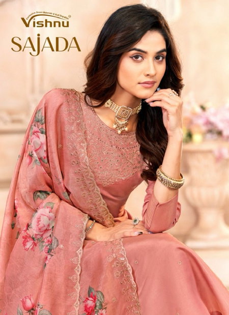 Sajada By Vishnu Shimmer Dress Material Wholesale Market In Surat With Price