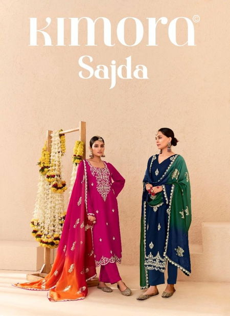 Sajda Vol 53 By Kimora Heer Fancy Embroidery Salwar Suits Orders In India Catalog