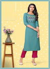 Sakhi 1 Latest Fancy Designer Rayon Ethnic Wear Designer Kurtis Collection
