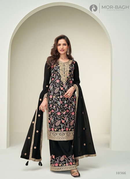Sakshi By Aashirwad Mor Bagh Chinon Silk Readymade Suits Suppliers In India