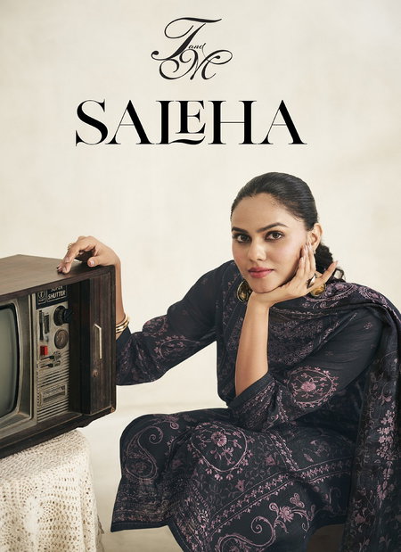 Saleha By T&M Linen Digital Printed Dress Material Suppliers In India