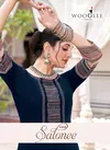 Salonee Vol 8 By Wooglee Rayon Embroidery Kurtis Exporters In India