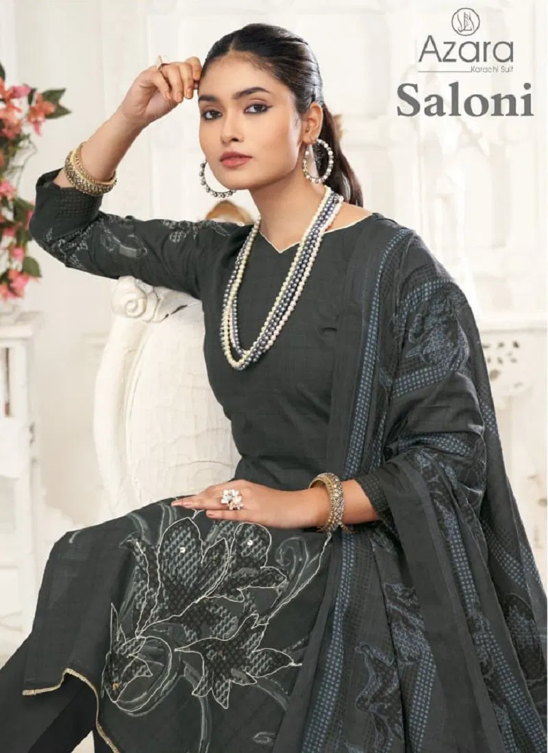 Saloni By Radhika Azara Lawn Cotton Dress Material Suppliers In India Catalog