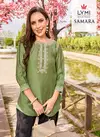 Samara By Rangoon Viscose Embroidery Ladies Top Wholesale Shop In Surat
