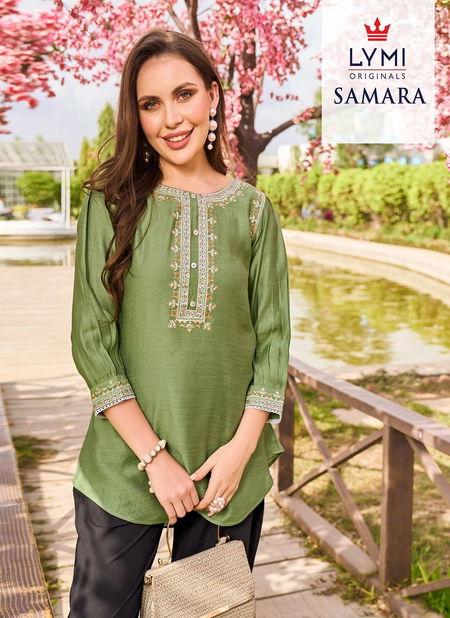 Samara By Rangoon Viscose Embroidery Ladies Top Wholesale Shop In Surat Catalog